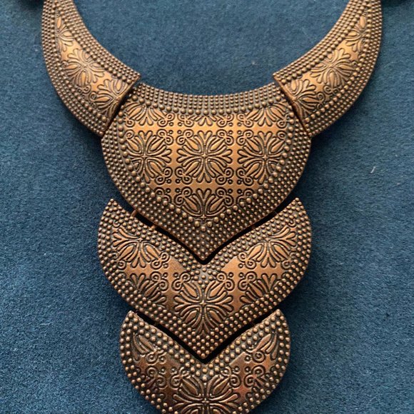 Jewelry - Necklace of Aztec or Inca or just copper influences.